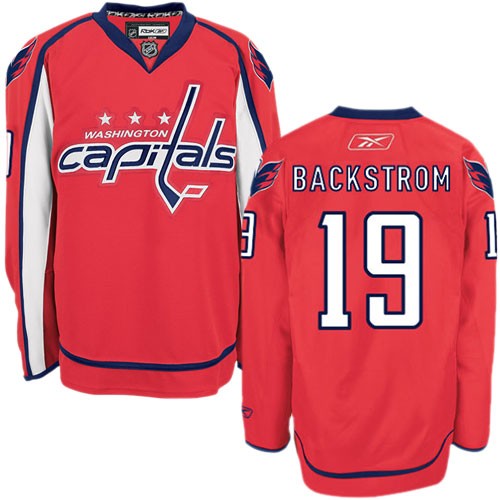 Youth Reebok Washington Capitals 19 Nicklas Backstrom Red Home Jersey - Premier Youth Reebok Washington Capitals 19 Nicklas Backstrom Red Home Jersey - Premier