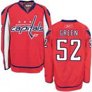 Men's Reebok Washington Capitals 52 Mike Green Red Home Jersey - Authentic