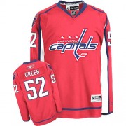 Women's Reebok Washington Capitals 52 Mike Green Red Home Jersey - Authentic