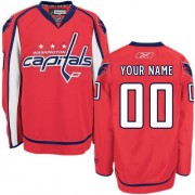 Reebok Washington Capitals Men's Customized Authentic Red Home Jersey