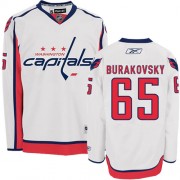 Men's Reebok Washington Capitals 65 Andre Burakovsky White Away Jersey - Premier