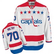 Youth Reebok Washington Capitals 70 Braden Holtby White Third Jersey - Authentic
