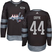 Men's Washington Capitals Brooks Orpik Black 1917-2017 100th Anniversary Jersey - Authentic