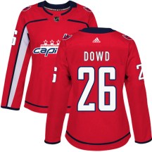 Women's Adidas Washington Capitals Nic Dowd Red Home Jersey - Authentic