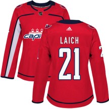 Women's Adidas Washington Capitals Brooks Laich Red Home Jersey - Authentic