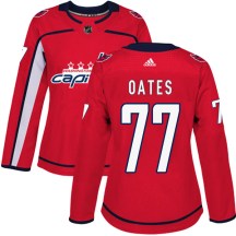 Women's Adidas Washington Capitals Adam Oates Red Home Jersey - Authentic