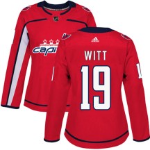 Women's Adidas Washington Capitals Brendan Witt Red Home Jersey - Authentic