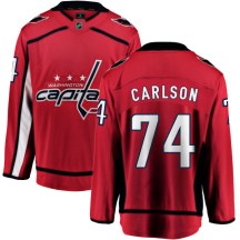 Men's Fanatics Branded Washington Capitals John Carlson Red Home Jersey - Breakaway