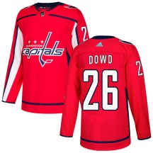 Youth Adidas Washington Capitals Nic Dowd Red Home Jersey - Authentic