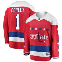 Men's Fanatics Branded Washington Capitals Pheonix Copley Red Alternate Jersey - Breakaway