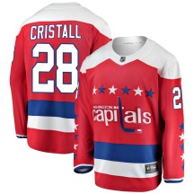 Men's Fanatics Branded Washington Capitals Andrew Cristall Red Alternate Jersey - Breakaway