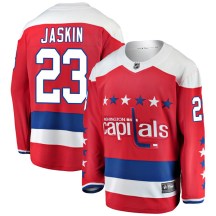 Men's Fanatics Branded Washington Capitals Dmitrij Jaskin Red Alternate Jersey - Breakaway