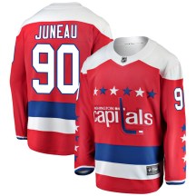 Men's Fanatics Branded Washington Capitals Joe Juneau Red Alternate Jersey - Breakaway