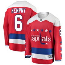 Men's Fanatics Branded Washington Capitals Michal Kempny Red Alternate Jersey - Breakaway
