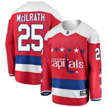 Men's Fanatics Branded Washington Capitals Dylan McIlrath Red Alternate Jersey - Breakaway