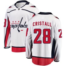 Men's Fanatics Branded Washington Capitals Andrew Cristall White Away Jersey - Breakaway