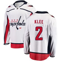 Men's Fanatics Branded Washington Capitals Ken Klee White Away Jersey - Breakaway