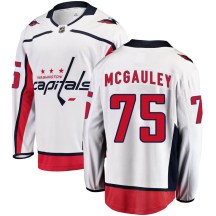 Men's Fanatics Branded Washington Capitals Tim McGauley White Away Jersey - Breakaway