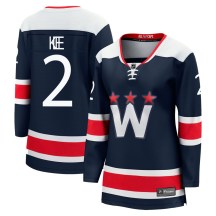 Women's Fanatics Branded Washington Capitals Ken Klee Navy zied Breakaway 2020/21 Alternate Jersey - Premier