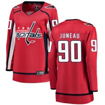 Women's Fanatics Branded Washington Capitals Joe Juneau Red Home Jersey - Breakaway