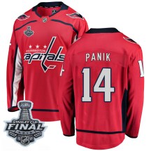 Men's Fanatics Branded Washington Capitals Richard Panik Red Home 2018 Stanley Cup Final Patch Jersey - Breakaway