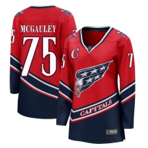 Women's Fanatics Branded Washington Capitals Tim McGauley Red 2020/21 Special Edition Jersey - Breakaway