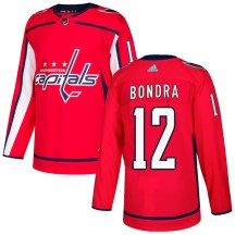 Men's Adidas Washington Capitals Peter Bondra Red Home Jersey - Authentic