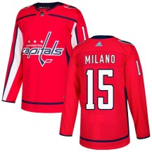 Men's Adidas Washington Capitals Sonny Milano Red Home Jersey - Authentic