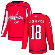 Men's Adidas Washington Capitals Chandler Stephenson Red Home Jersey - Authentic