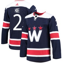 Youth Adidas Washington Capitals Ken Klee Navy 2020/21 Alternate Primegreen Pro Jersey - Authentic