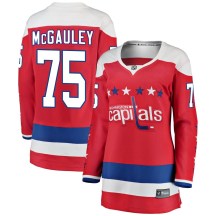 Women's Fanatics Branded Washington Capitals Tim McGauley Red Alternate Jersey - Breakaway