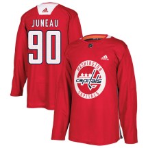 Youth Adidas Washington Capitals Joe Juneau Red Practice Jersey - Authentic