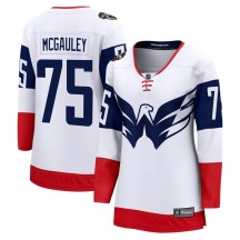 Women's Fanatics Branded Washington Capitals Tim McGauley White 2023 Stadium Series Jersey - Breakaway