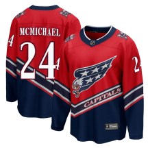 Men's Fanatics Branded Washington Capitals Connor McMichael Red 2020/21 Special Edition Jersey - Breakaway