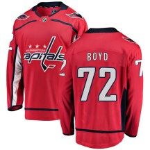 Men's Fanatics Branded Washington Capitals Travis Boyd Red Home Jersey - Breakaway