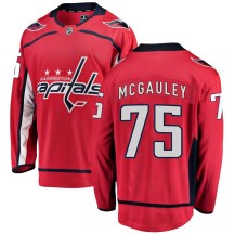 Men's Fanatics Branded Washington Capitals Tim McGauley Red Home Jersey - Breakaway