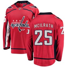 Men's Fanatics Branded Washington Capitals Dylan McIlrath Red Home Jersey - Breakaway