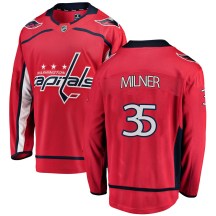 Men's Fanatics Branded Washington Capitals Parker Milner Red Home Jersey - Breakaway