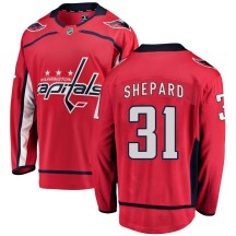 Men's Fanatics Branded Washington Capitals Hunter Shepard Red Home Jersey - Breakaway