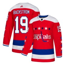 Youth Adidas Washington Capitals Nicklas Backstrom Red Alternate Jersey - Authentic