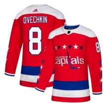 Youth Adidas Washington Capitals Alex Ovechkin Red Alternate Jersey - Authentic