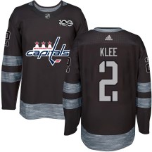 Youth Washington Capitals Ken Klee Black 1917-2017 100th Anniversary Jersey - Authentic