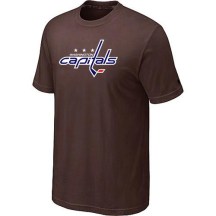 Men's Washington Capitals Brown Big & Tall Logo T-Shirt - -