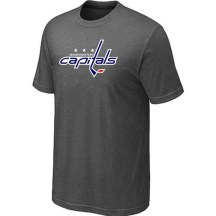 Men's Washington Capitals Grey Big & Tall Logo T-Shirt - Dark -