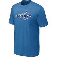 Men's Washington Capitals Light Blue Big & Tall Logo T-Shirt - -
