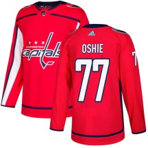Men's Adidas Washington Capitals T.J. Oshie Red Jersey - Authentic