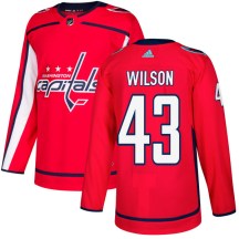 Men's Adidas Washington Capitals Tom Wilson Red Jersey - Authentic