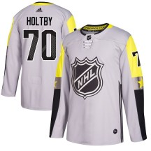 Men's Adidas Washington Capitals Braden Holtby Gray 2018 All-Star Metro Division Jersey - Authentic
