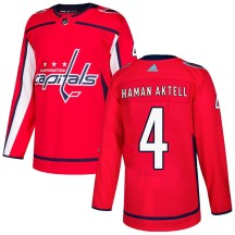 Youth Adidas Washington Capitals Hardy Haman Aktell Red Home Jersey - Authentic